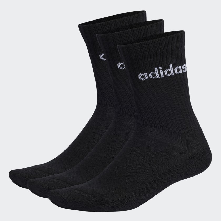 Meias Adidas Linear Crew Cushioned