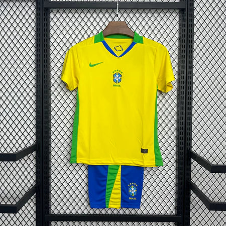 Kit Infantil Brasil Titular 25/26 - Versão Torcedor