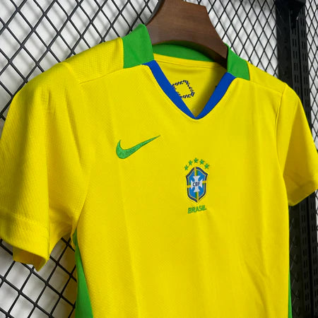 Kit Infantil Brasil Titular 25/26 - Versão Torcedor