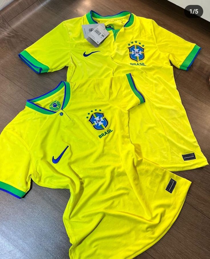 Combo 2 Camisas Seleção Brasileira Gola polo