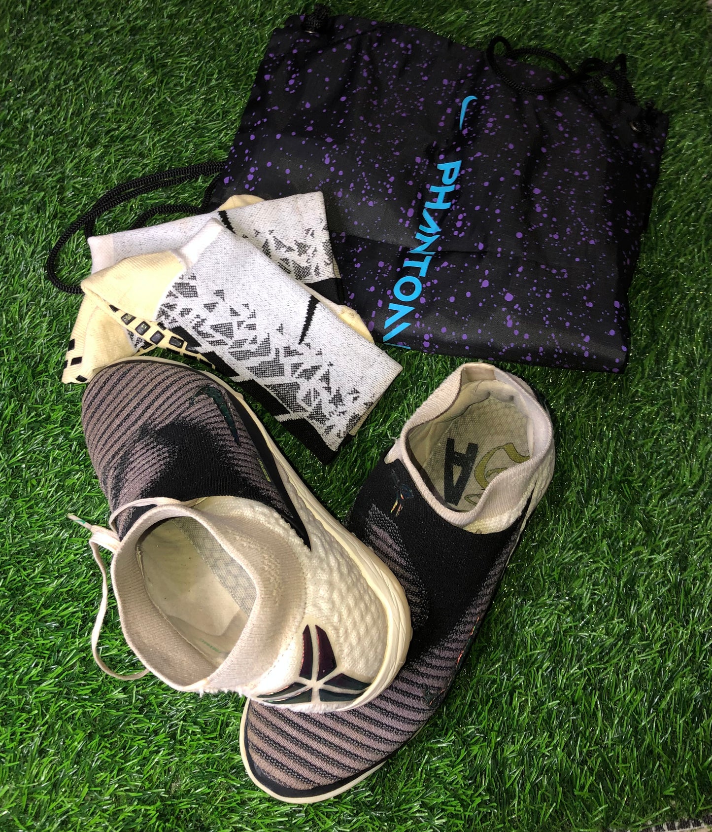 Nike Phantom 6 Elite High Society - Black Mamba + Brinde Cortesia Runas > Meia Antiderrapante + Mochila Bag