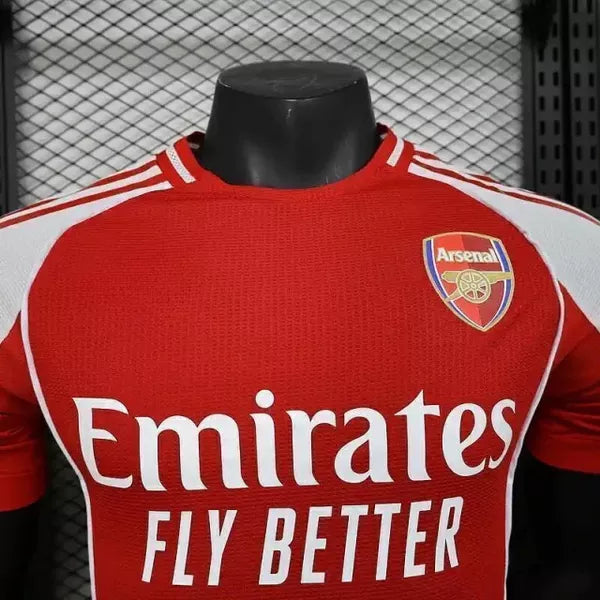 Camisa Arsenal 25/26 ED. Especial- Vermelha e Branca - Jogador Masculina